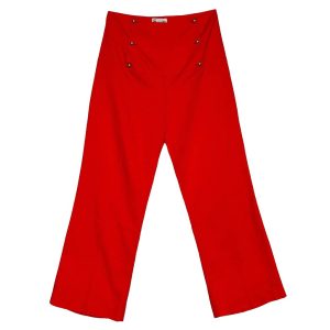 Flare 70s Margine coton orange