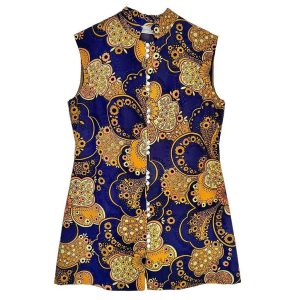 Blouse Printemps coton 70s