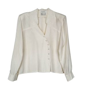 Blouse coton brode Emmanuelle Khanh