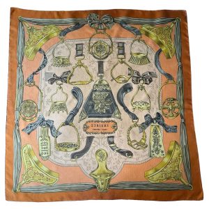 Hermès carré soie Etriers