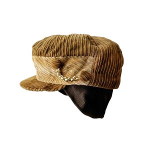 Casquette kid velours côtelé