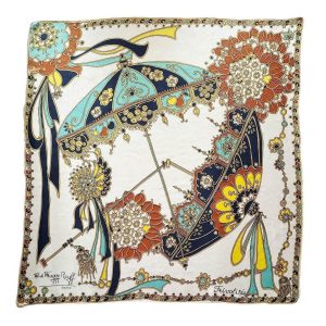 Carré soie Frivolités Miss Magguy Rouff