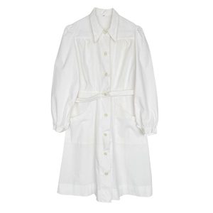 Blouse infirmière 40s coton blanc