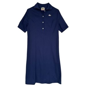 Robe tennis marine 70s Lacoste