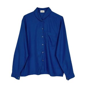 Blouse coton bleue Solfin 60s