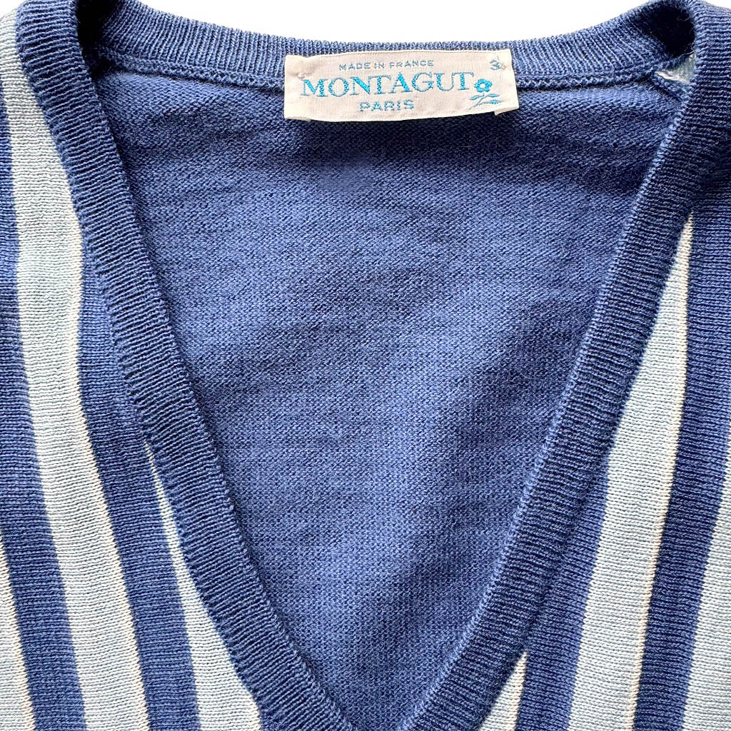 Pull débardeur col V Montagut – Image 3