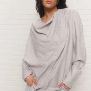 Ambrosia | Chemise lignée grise