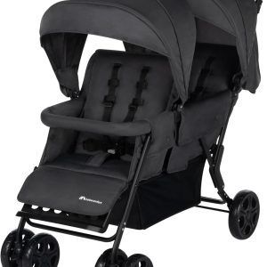 **Bebeconfort Teamy – Poussette Double Compacte pour Nourrissons – Mineral Graphite**