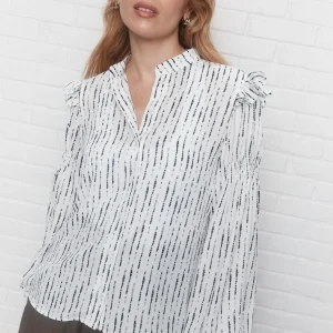 Quincy | Chemise blanche et noire