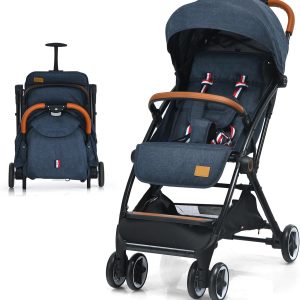 COSTWAY Poussette Canne Bébé Pliable – Légère, Réglable & Compacte pour Voyage