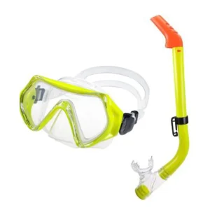 Ensemble masque et tuba junior - Jaune