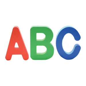 Ensemble de 26 lettres en mousse