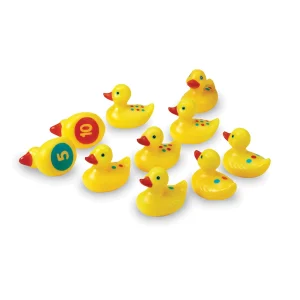 Ensemble de petits canards numérotés