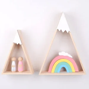 Étagères montagnes – Lot de 2