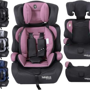 FableKids Siège auto AREBOS Groupe 2/3 15-36 kg – Gris