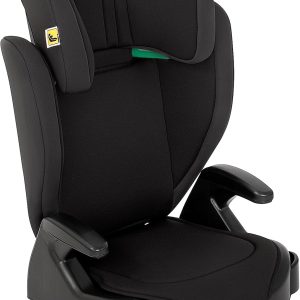 Graco Junior Maxi I-Size – Rehausseur 3-12 Ans (100-150 cm) avec Accoudoirs et Appui-Tête Réglables – Noir