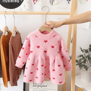 Robe avec motif coeur