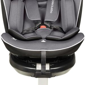 Ickle Bubba Radial i-Size Plus Siège Auto 360° – Naissance à 150 cm (≈12 ans) – Gris Foncé