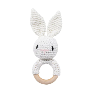 Hochet Lapin en Bois