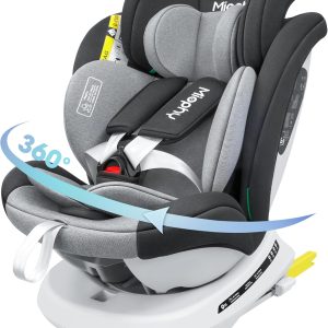 Siège Auto Miophy I-Size 360° Pivotant 0+/1/2/3 – De la Naissance à 12 Ans (40-150 cm)