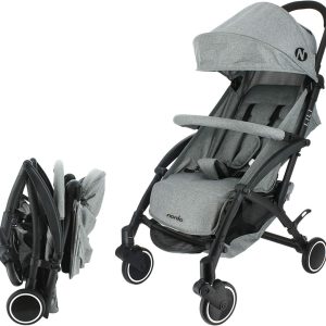 Poussette compacte Nania LILI – Légère 6kg (gris)