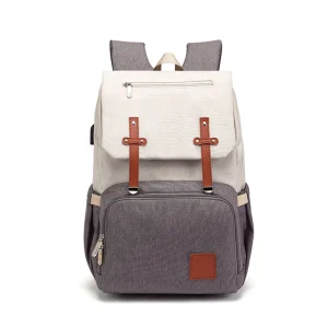 Sac à langer à dos (beige)