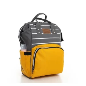 Sac à langer (gris & jaune)