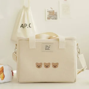 Petit sac à langer rigide (lin)