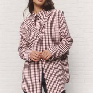 Renfro | Chemise rouge et blanche à carreaux