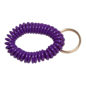 Bracelet spirale pour sifflet - Mauve