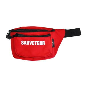 Pochette à la taille "Sauveteur" - Rouge