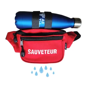Pochette  à la taille Deluxe rouge  "Sauveteur"