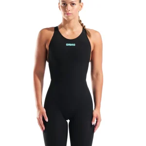 Maillot de compétition Powerskin Veloce Open Back pour femmes - Noir