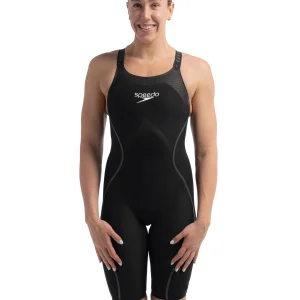 Maillot de compétition Fastskin LZR Pure Intent 2.0 Kneeskin Closed Back pour femmes - Noir
