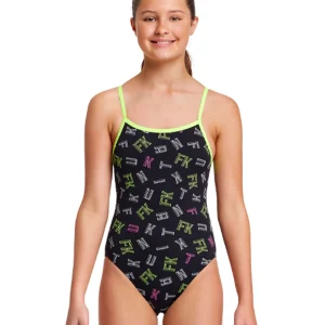 Maillot de bain une pièce fille -Single Strap Eco FKED