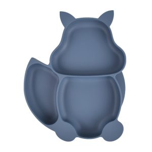Assiette Silicone Bébé – Écureuil