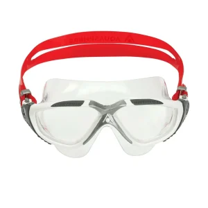 Masque de natation Vista - Rouge/Blanc/Fumée