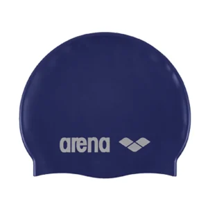 Bonnet de natation Classic en silicone - Marine/Gris