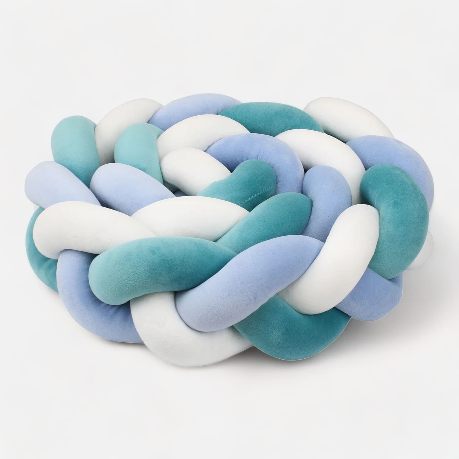 Tresse de Lit Kaki Bleu – Vert – Image 2