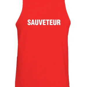 Camisole ''Sauveteur'' - Rouge