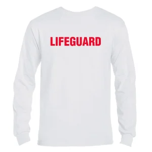 "Lifeguard" T-Shirt Manches Longues - Blanc