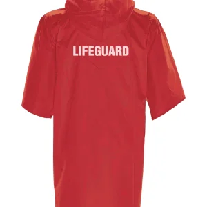 'Lifeguard'' Poncho - Rouge