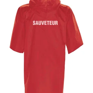 Sauveteur'' Poncho - Rouge