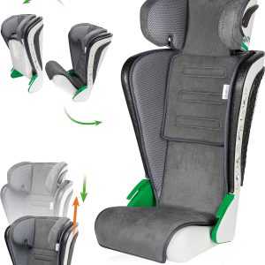 Walser Noemi Siège Auto Rehausseur 100-135 cm (Groupe 2/3) Anthracite