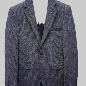 Veste Homme Élégance Moderne – Noir Profond