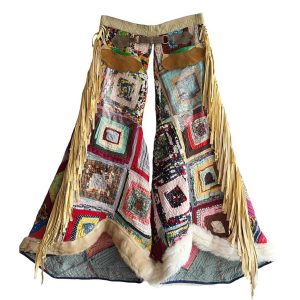 Chaps patchwork fourrure