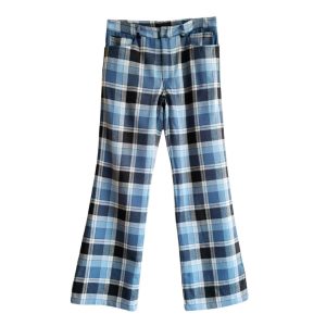 Flare 6 poches écossais bleu