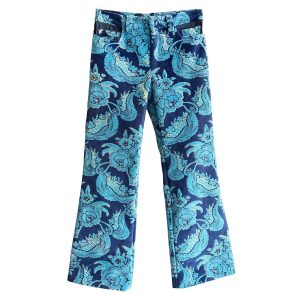 Flare tapisserie Vegas set bleu