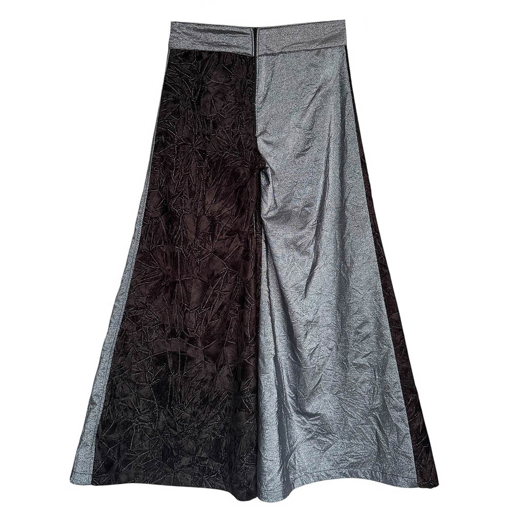 Flare bicolore lurex velours frappé – Image 4