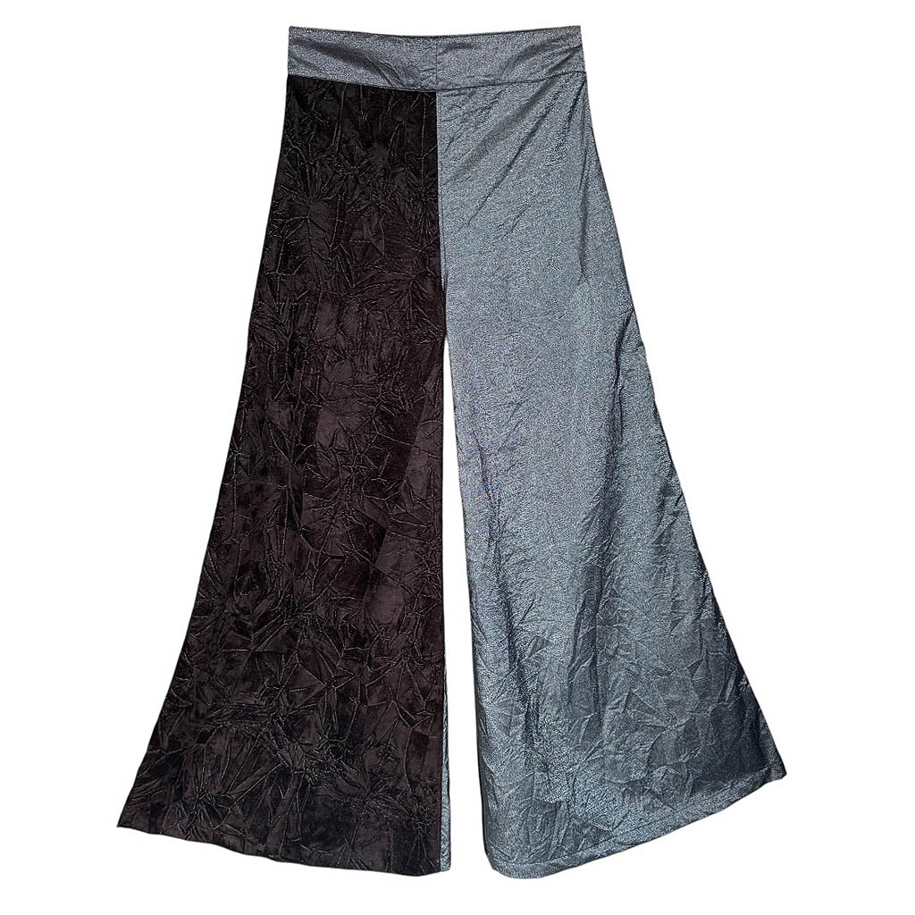 Flare bicolore lurex velours frappé – Image 3